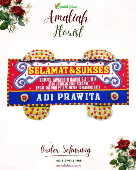 Papan Bunga Ucapan Selamat Pulogede